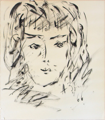 Зверев Анатолий Тимофеевич. Женский портрет